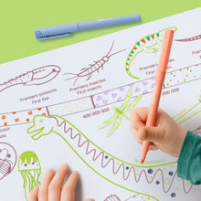 Coloriage éducatif en silicone – L’ère des dinosaures – SuperPetit