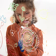 5 crayons de cire néon pour vitres et miroirs – SuperPetit
