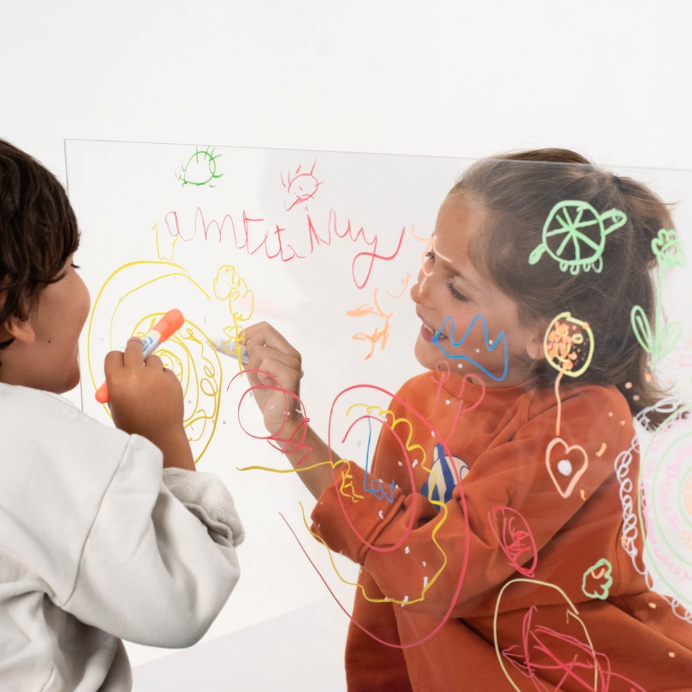 5 crayons de cire lavables pour vitres et miroirs – SuperPetit