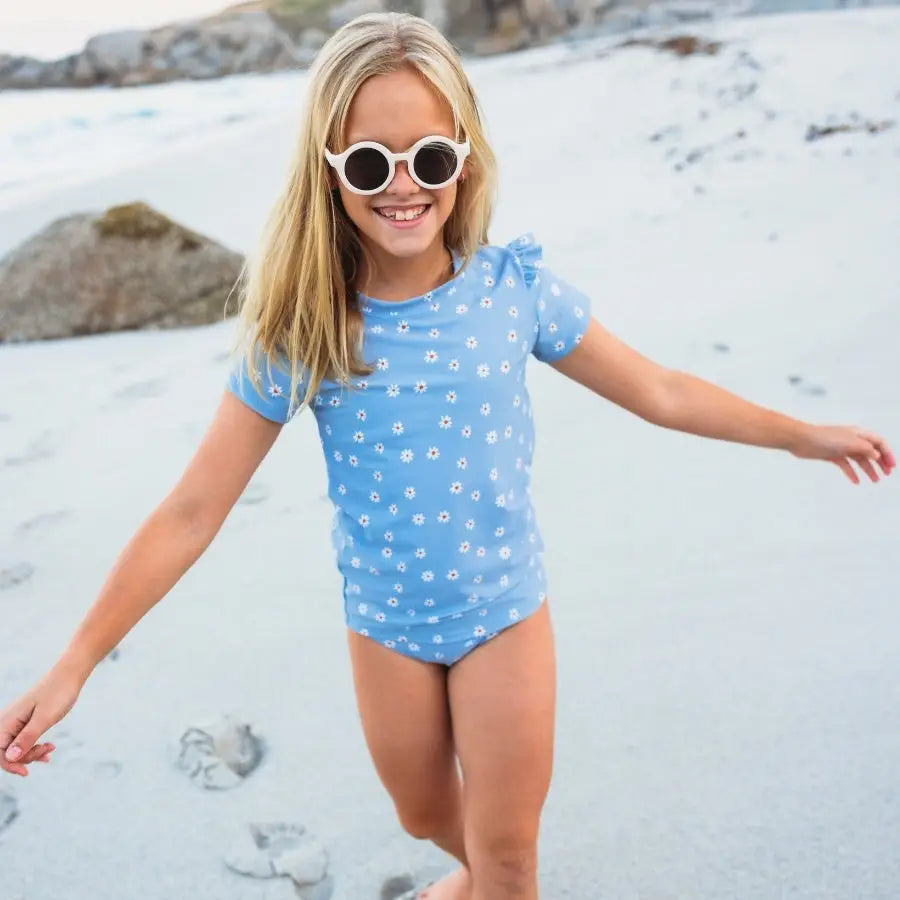 t shirt de bain fleur de marguerite 98 104 cm swim essentials