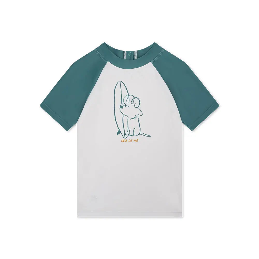 t shirt de bain surfeur 110 116 cm swim essentials