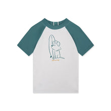 t shirt de bain surfeur 110 116 cm swim essentials