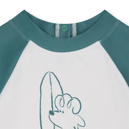 t shirt de bain surfeur 110 116 cm swim essentials