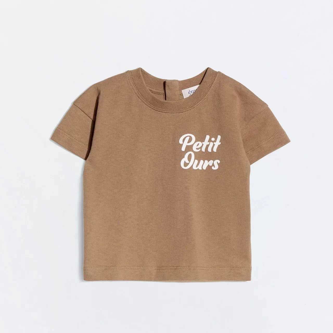 t shirt petit ours café émoi émoi 