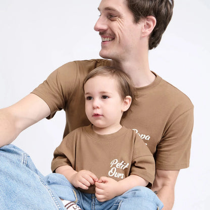 t shirt petit ours café émoi émoi 