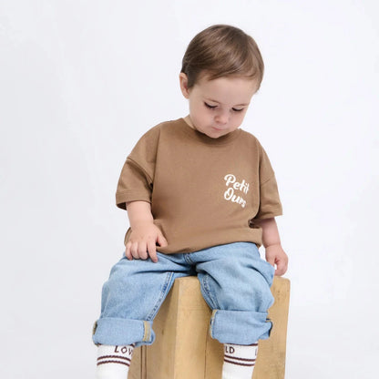 t shirt petit ours café émoi émoi 