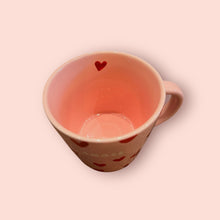 Tasse Rose et rouge coeurs MM - Amore