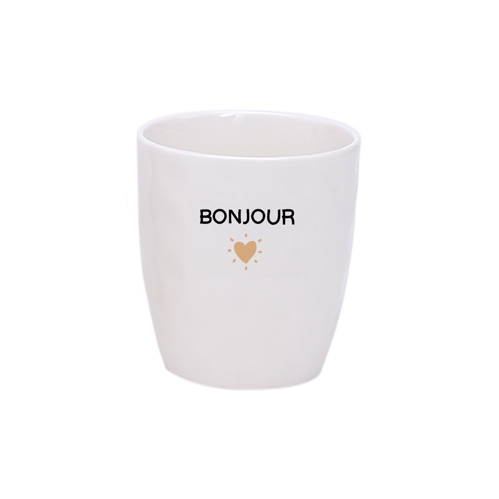 Tasse message - Bonjour