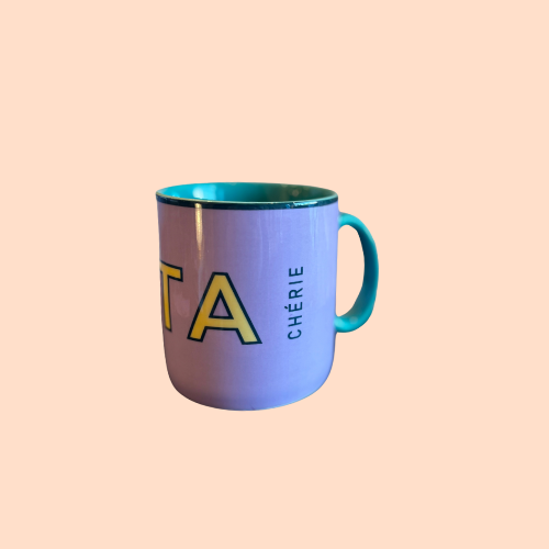 Tasse lilas - Tata chérie