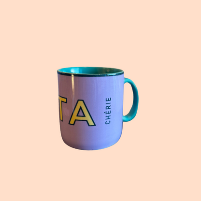 Tasse lilas - Tata chérie