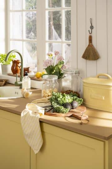 Torchon - Vichy Molly Jaune