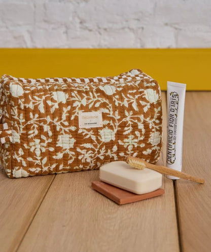 Petite trousse de toilette - Kate caramel