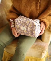 Petite trousse de toilette - Kate parme
