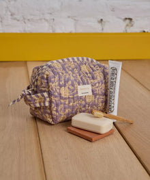Petite trousse de toilette - Kate parme