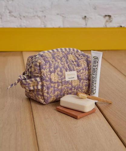 Petite trousse de toilette - Kate parme