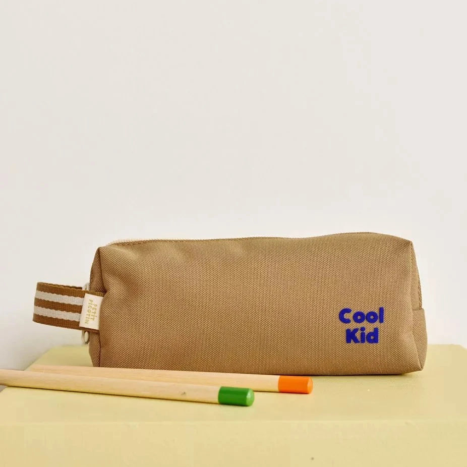 trousse crayon simple cool kid bronze petit picotin