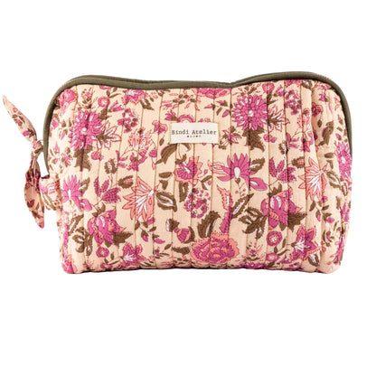 trousse de toilette Goa pink bindi atelier