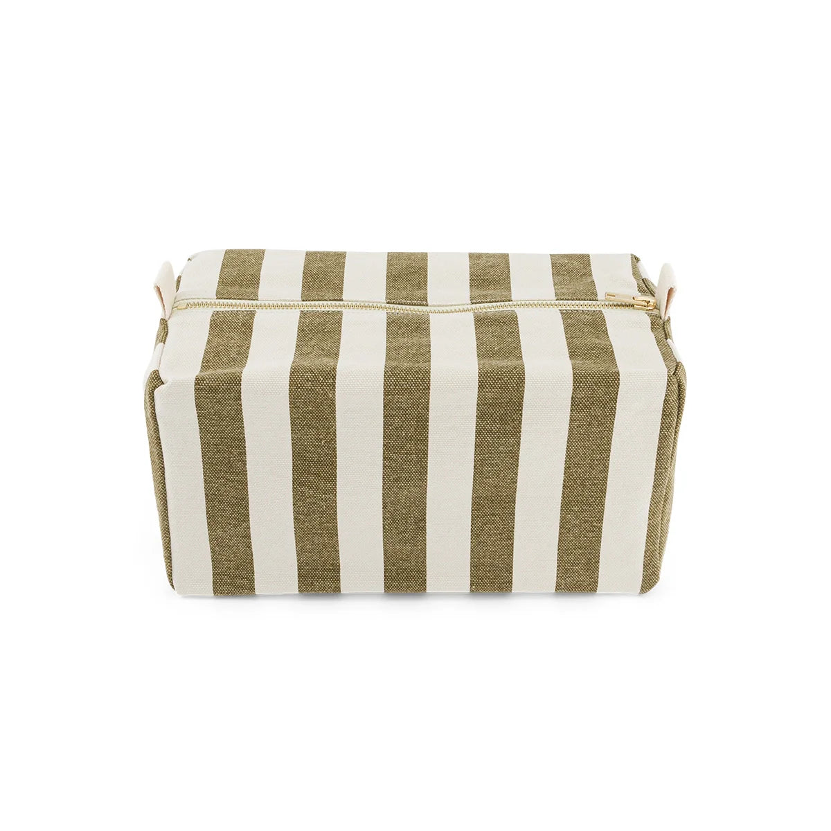 trousse de toilette vic rayures olive