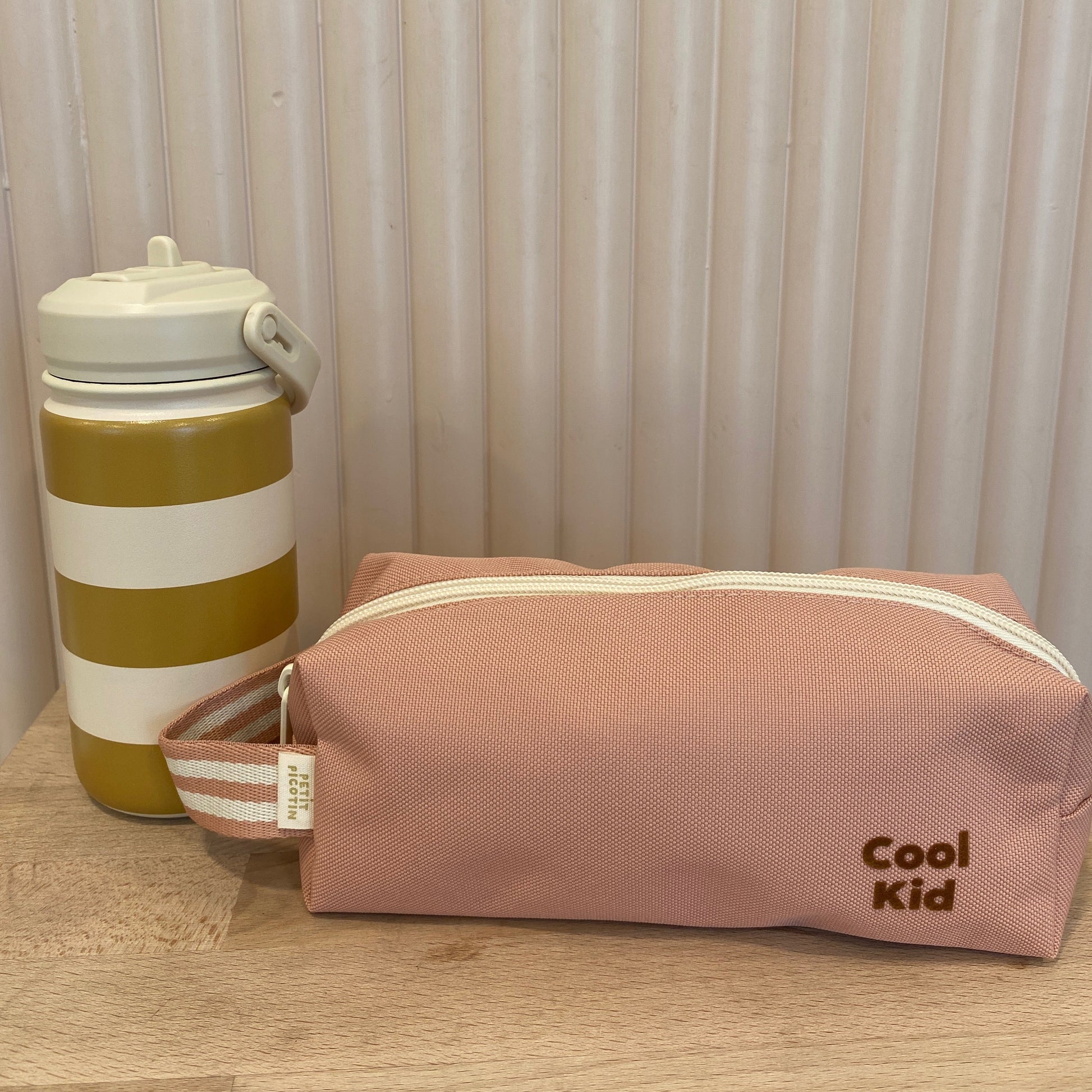 trousse ecolier rose cool kid petit picotin