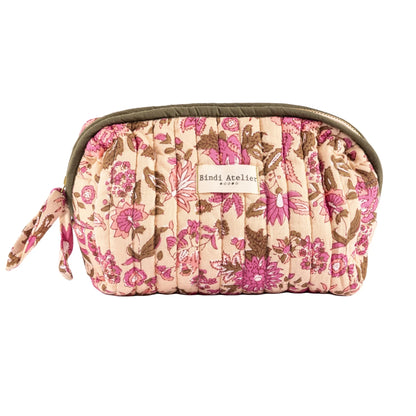 trousse maquillage Goa pink bindi atelier
