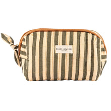 trousse maquillage stripes leaf bindi atelier