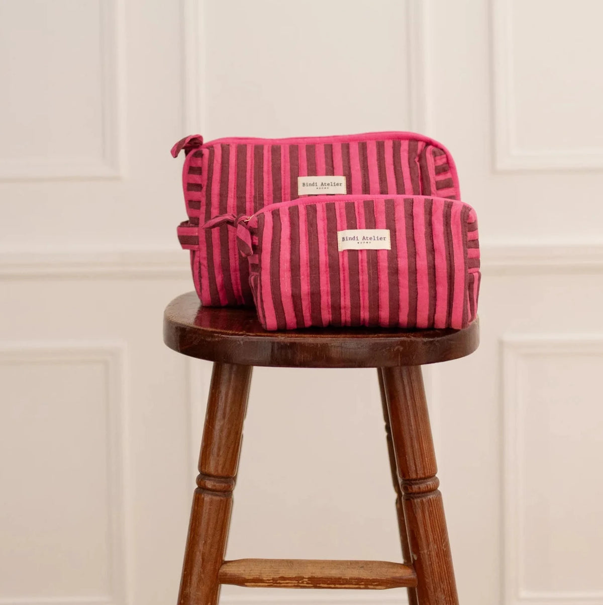 trousses stripes Berry bindi atelier