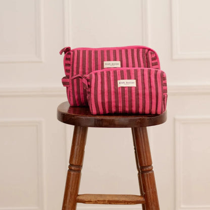trousses stripes Berry bindi atelier