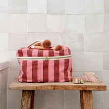 vanity rayures brick pink