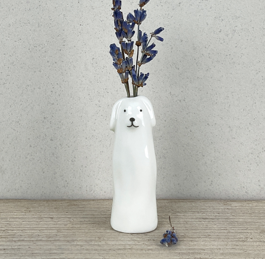 Petit vase fin - Chien