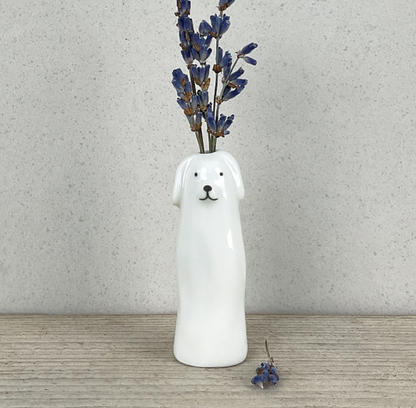 Petit vase fin - Chien