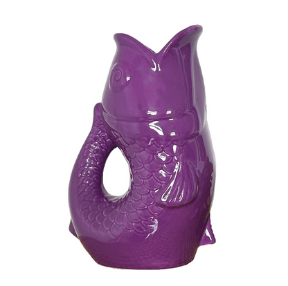 Vase pichet poisson - Violet GM