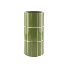 vase carrelage kaki opjet