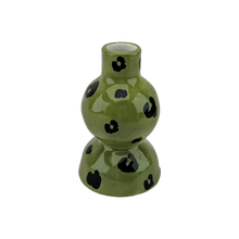 vase soliflore léopard kaki