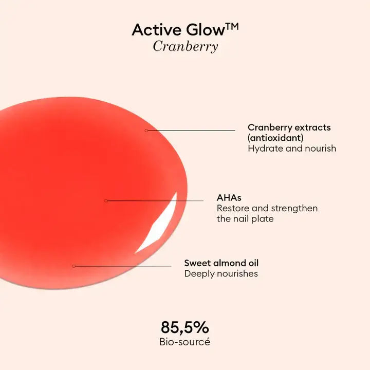vernis active glow cranberry manucurist