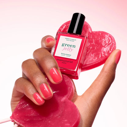 vernis jelly pomme d'amour manucurist