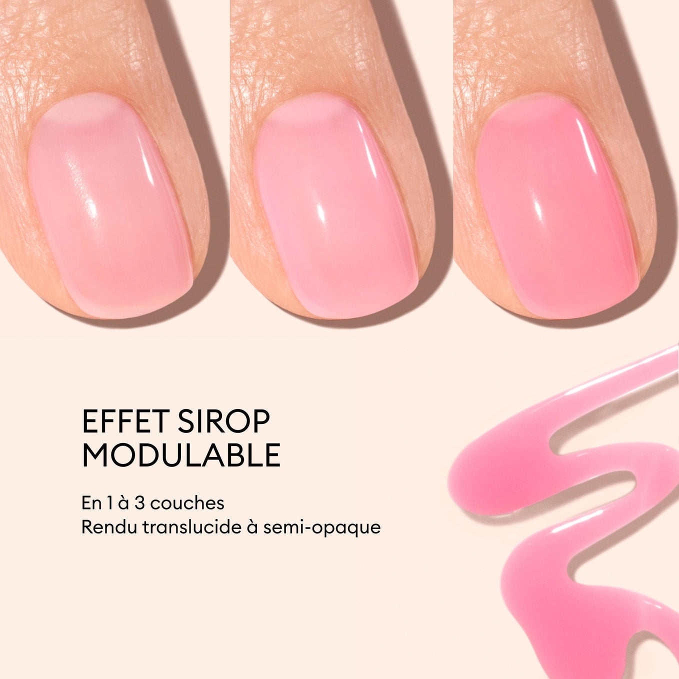 vernis à ongles pink sorbet jelly manucurist