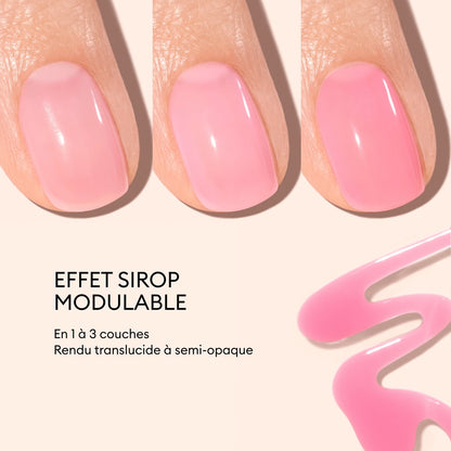 vernis à ongles pink sorbet jelly manucurist