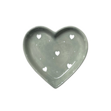 Vide poche cœur - Vert de gris