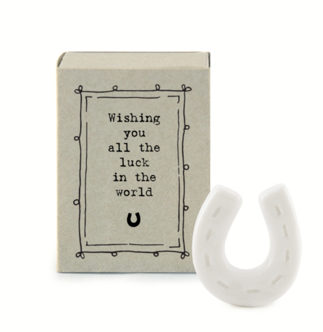 Mini boîte fer à cheval - Wishing you all the luck