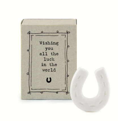 Mini boîte fer à cheval - Wishing you all the luck